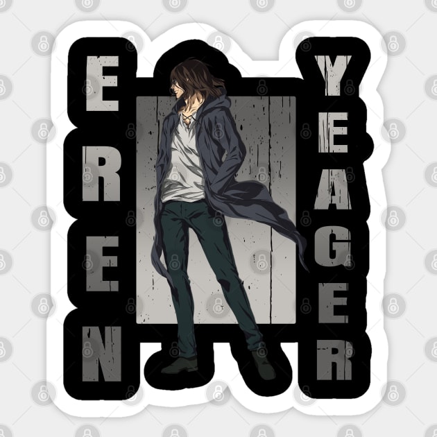 Attack on Titan: The Rise of Eren Yeager Sticker by Otaku Vibes